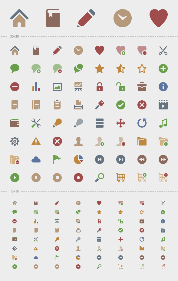 Free Vector Flat Icons